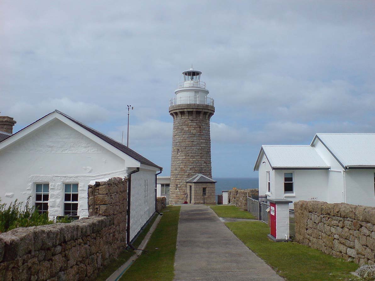 The historic lighthouse and cottages of the Wilsons Promontory Lightstation